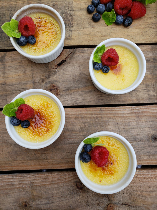 - Creme brûlee (vainilla)