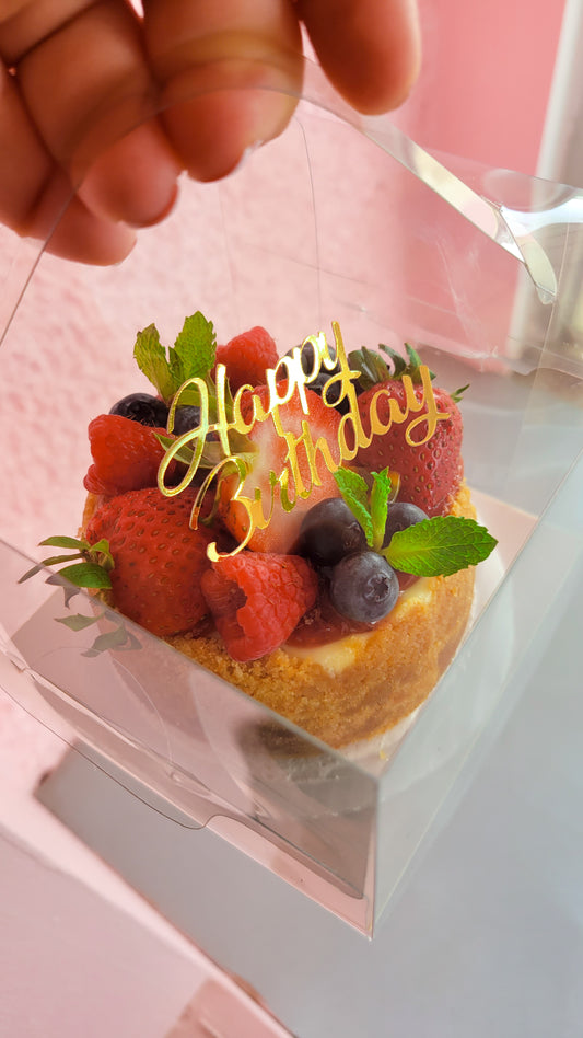 - Chessecake de frutos rojos.