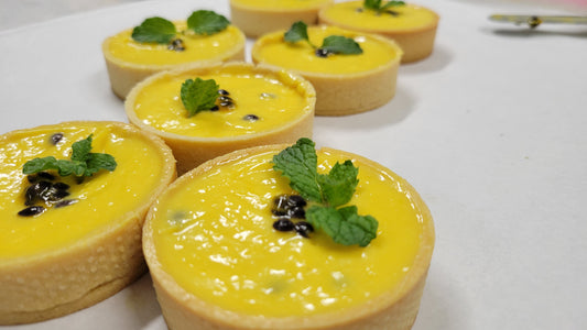 Pasion fruit tart