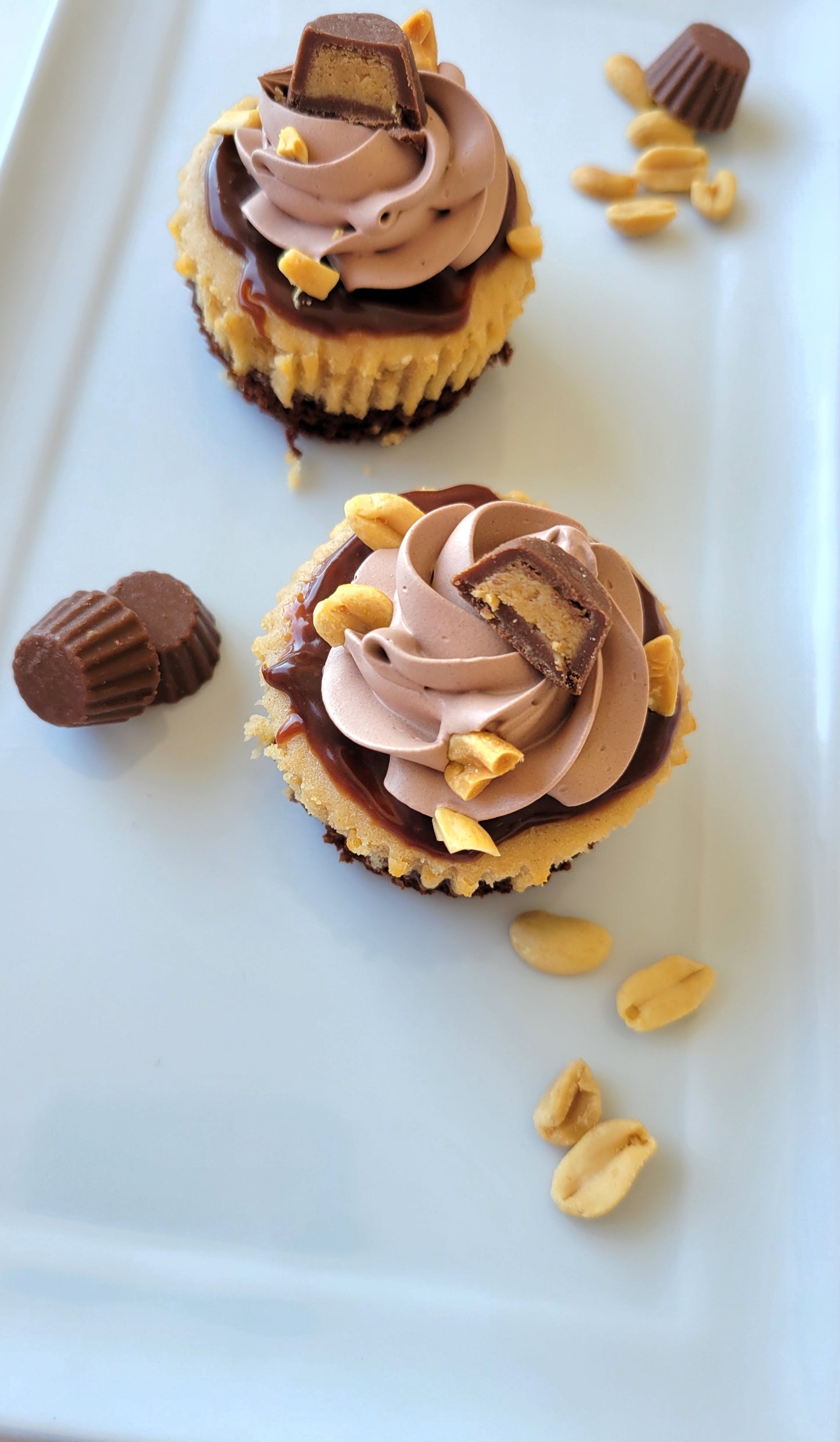 - Brownie Reeses cheesecake